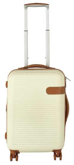 IT Luggage Expandable En Vogue 8 Wheel Hard Suitcase – Cream